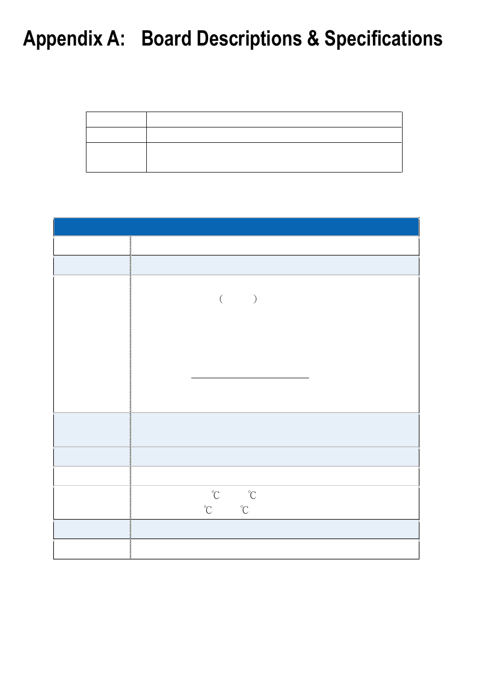 Appendix a: board descriptions & specifications, Descriptions, Specifications | Aplex Technology ARCDIS-107 User Manual | Page 39 / 41