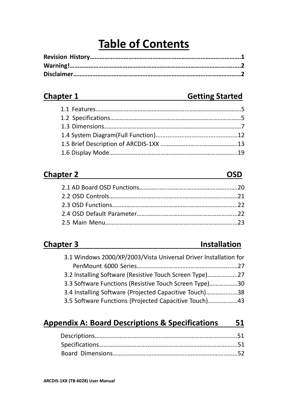 Aplex Technology ARCDIS-108 User Manual | Page 4 / 54