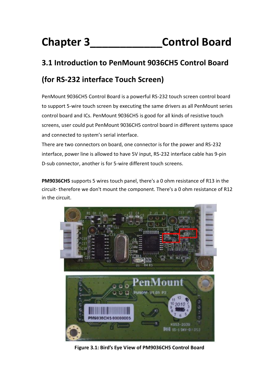 Chapter 3 control board, Interface touch screen), Chapter 3____________control board | Aplex Technology ADP-1125A User Manual | Page 15 / 39