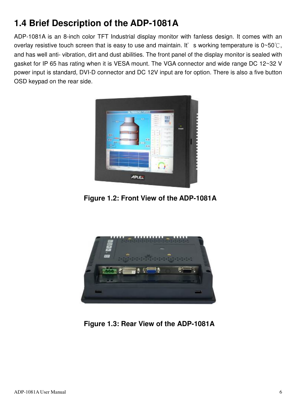 Aplex Technology ADP-1081A User Manual | Page 6 / 12