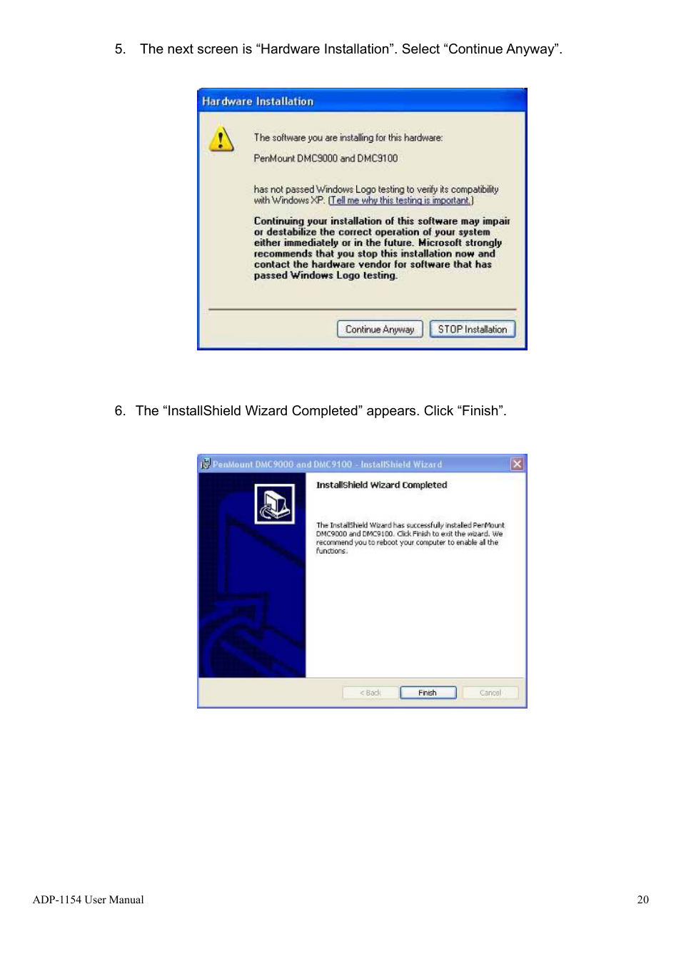 Aplex Technology ADP-1154 User Manual | Page 20 / 44