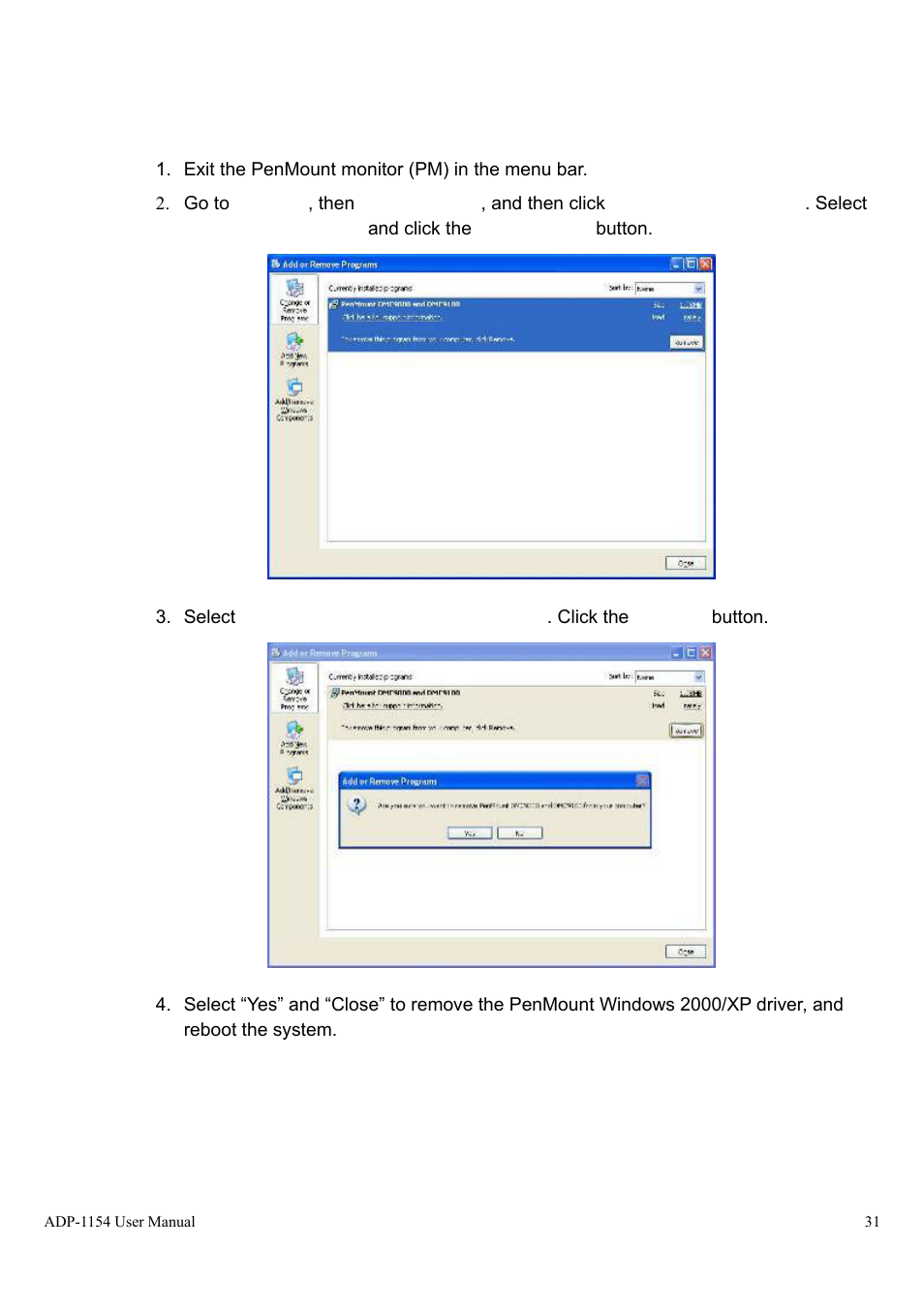 Aplex Technology ADP-1154 User Manual | Page 31 / 44