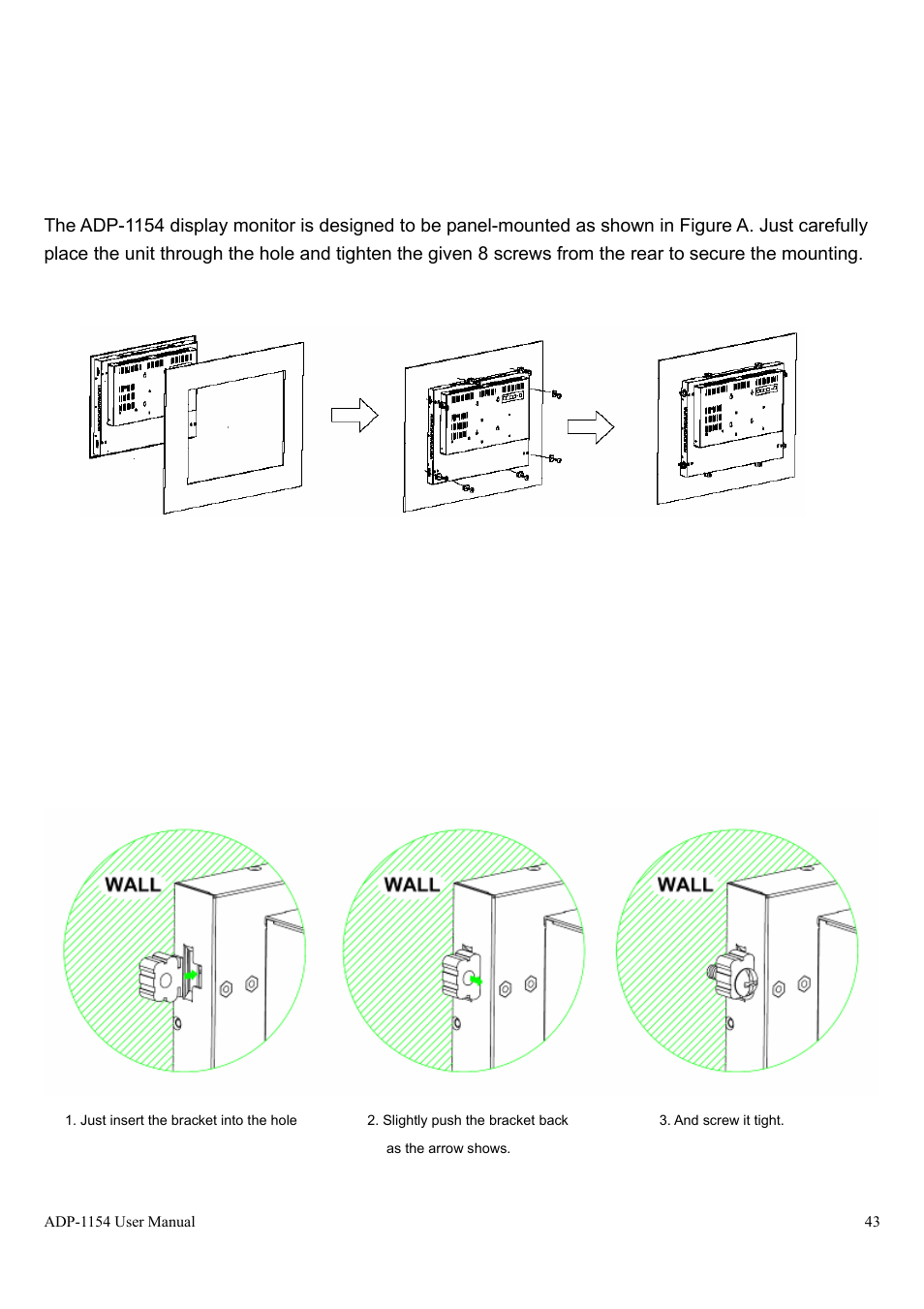 Appendix, Panel mounting, How to mount | Aplex Technology ADP-1154 User Manual | Page 43 / 44