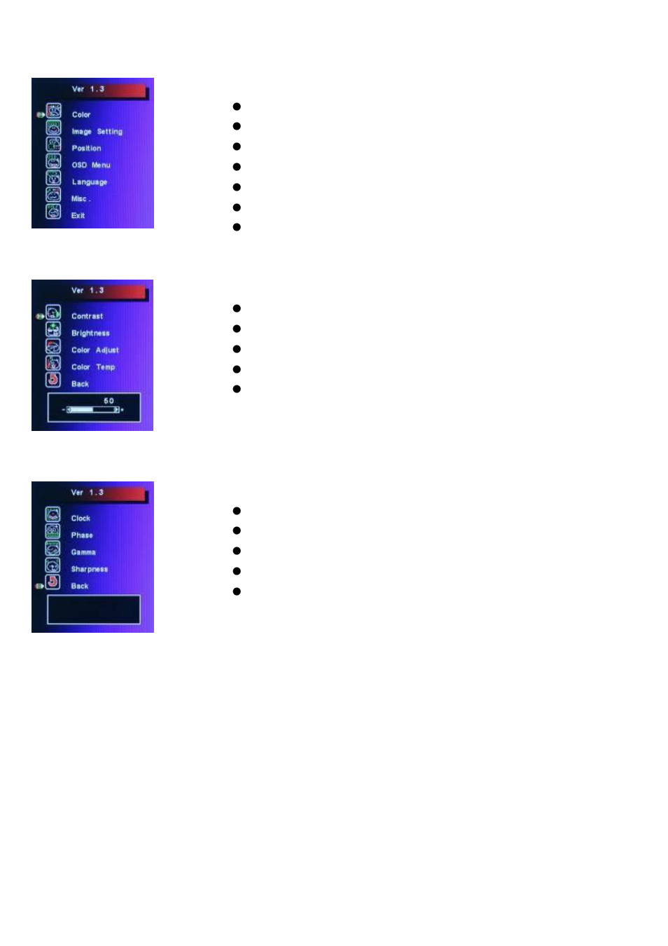 3 main menu | Aplex Technology OPD-1086B User Manual | Page 11 / 29