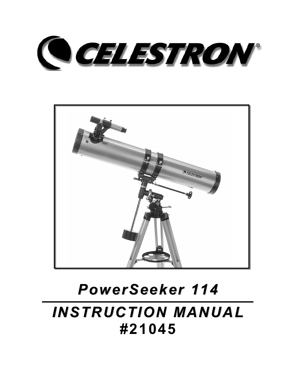 Celestron 114 User Manual | 10 pages