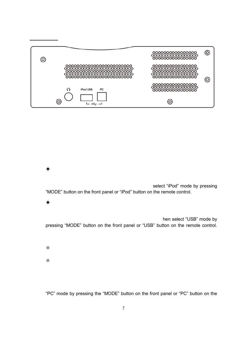 Side panel | April Music Aura note V2 User Manual | Page 8 / 20