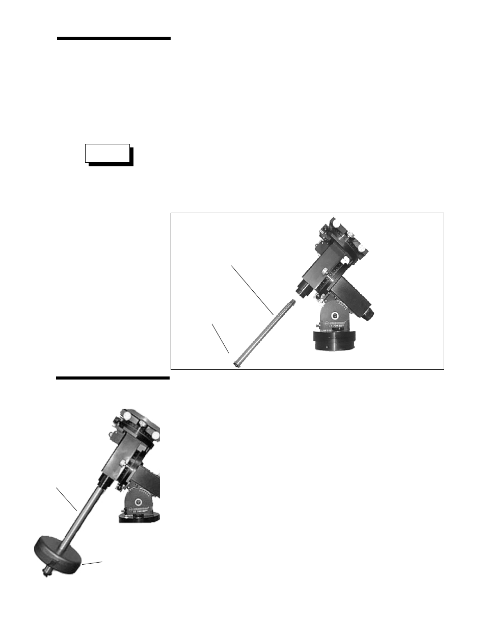 Installing the counterweight | Celestron 11065 User Manual | Page 13 / 80