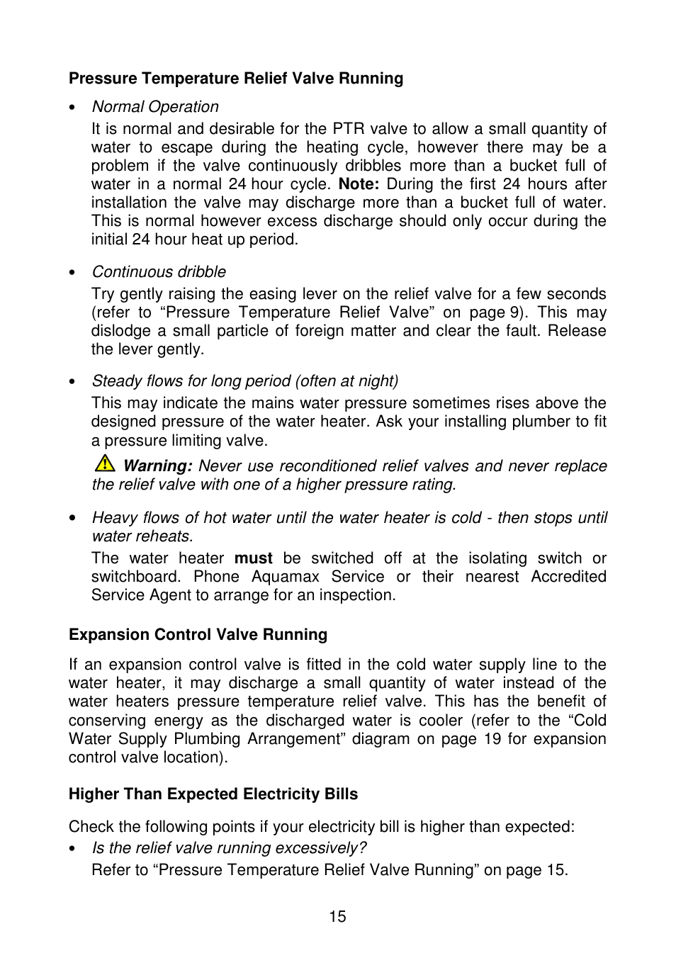 AquaMAX EM50 Series User Manual | Page 16 / 36