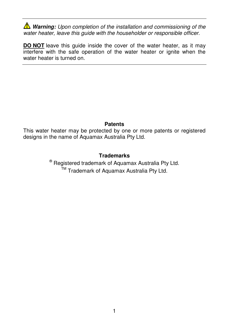 AquaMAX EM50 Series User Manual | Page 2 / 36