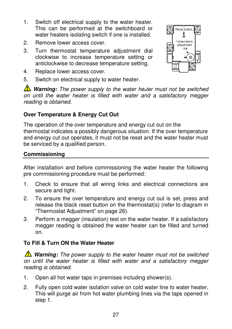 AquaMAX EM50 Series User Manual | Page 28 / 36