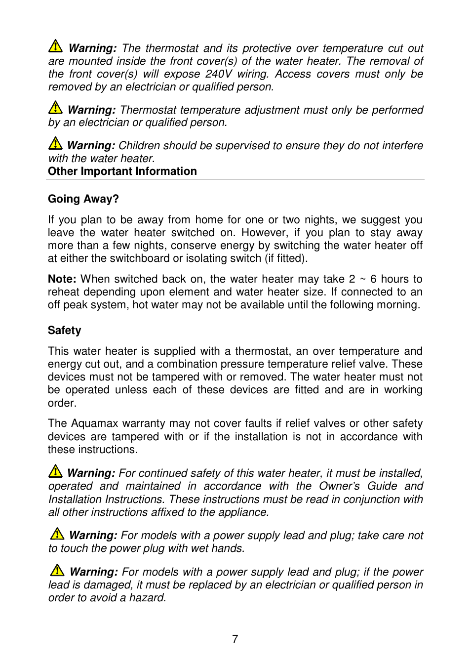 AquaMAX EM50 Series User Manual | Page 8 / 36