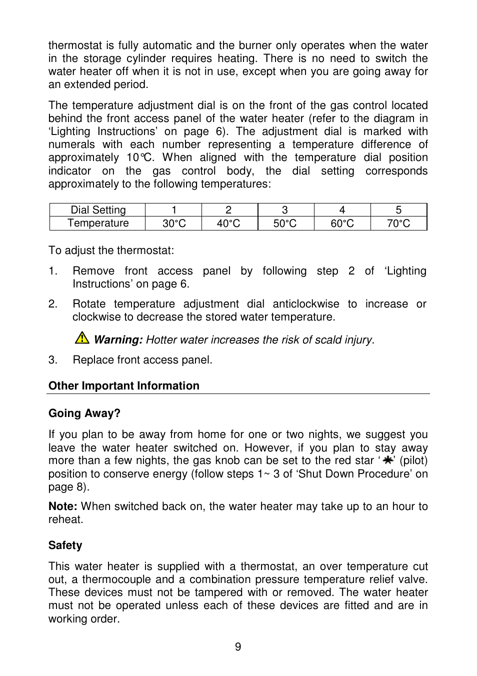 AquaMAX G270VE Series User Manual | Page 10 / 44