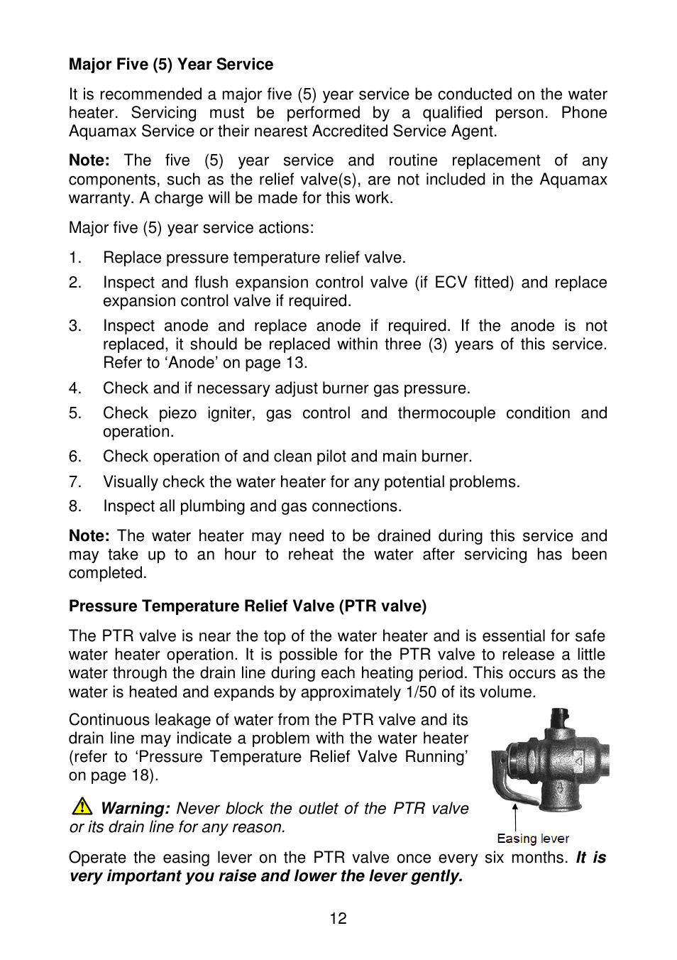 AquaMAX G270VE Series User Manual | Page 13 / 44