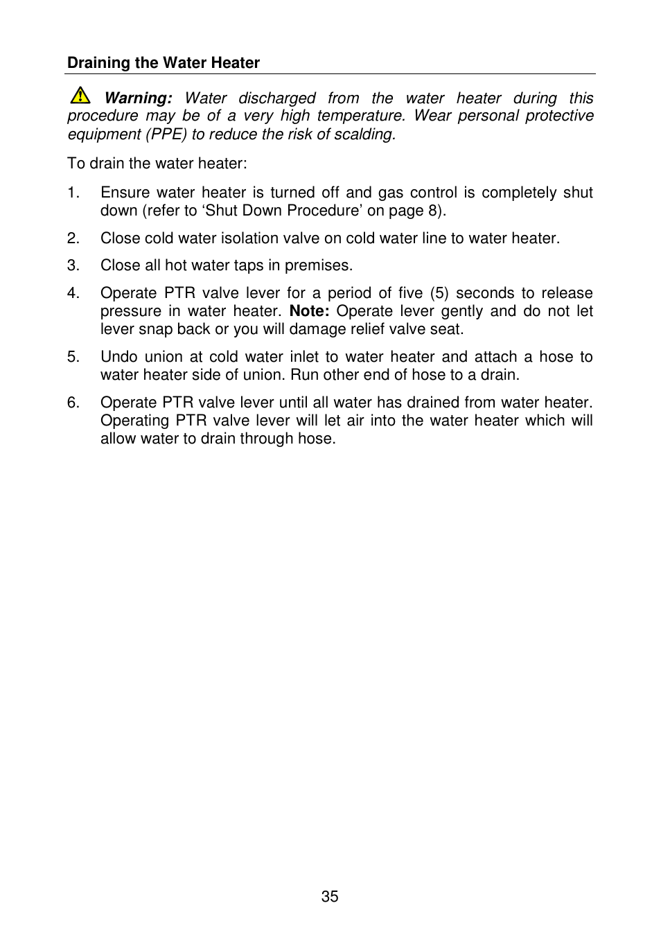 AquaMAX G270VE Series User Manual | Page 36 / 44