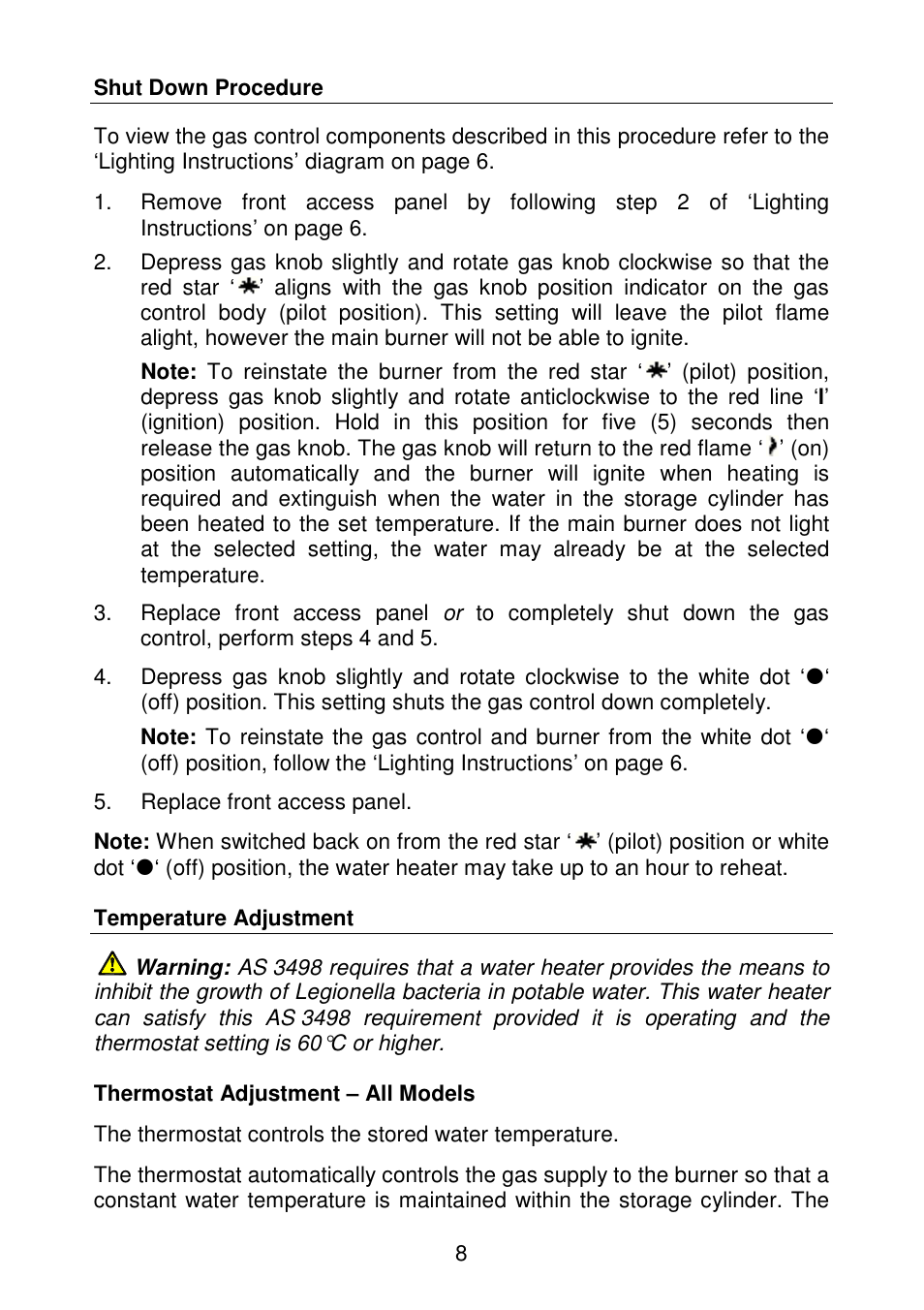 AquaMAX G270VE Series User Manual | Page 9 / 44