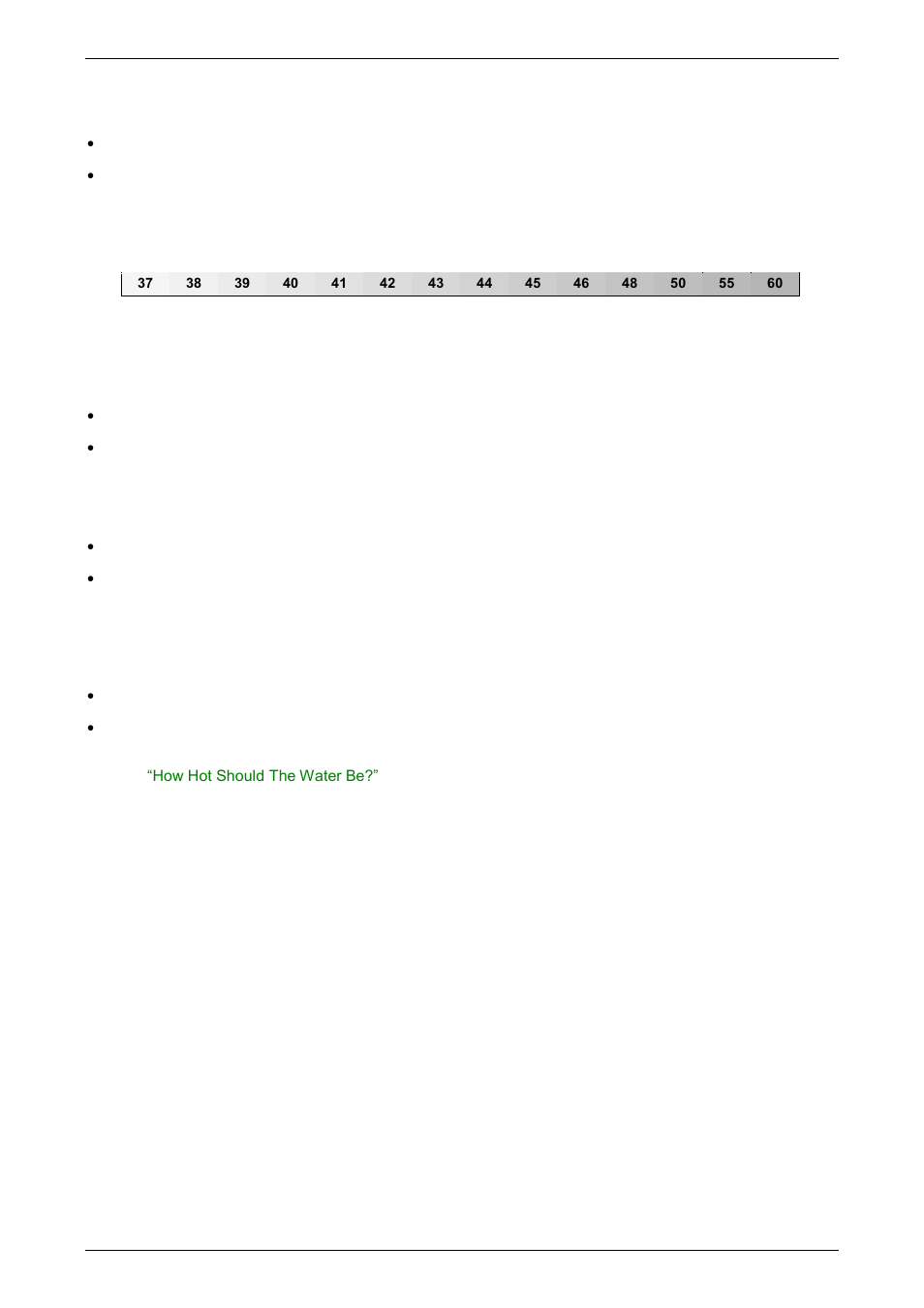 Temperature settings | AquaMAX CG20 Series User Manual | Page 14 / 60