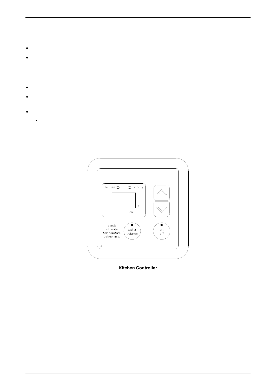 Kitchen controller | AquaMAX CG20 Series User Manual | Page 16 / 60