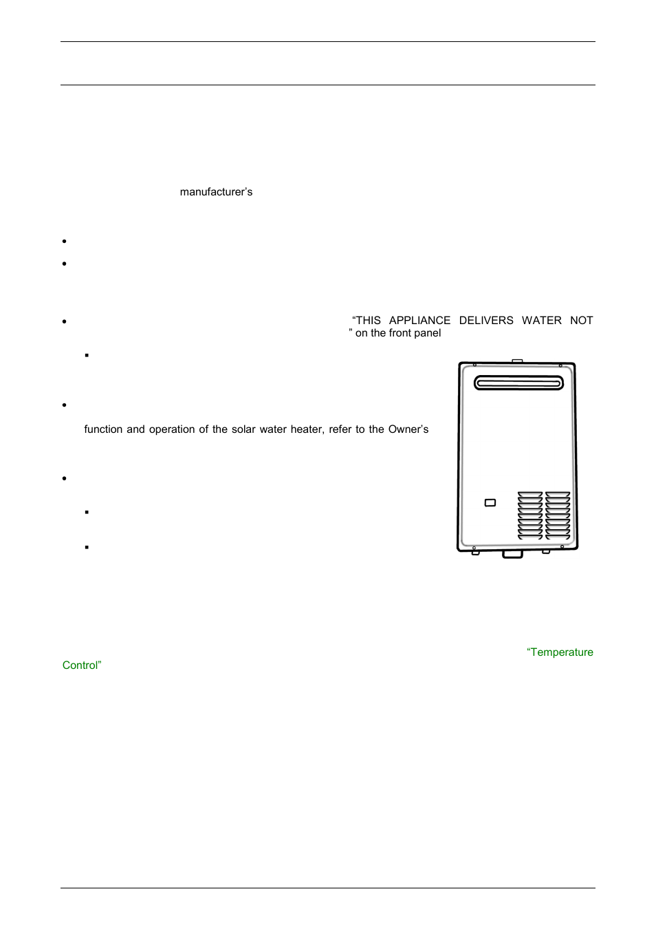 About your water heater, Water heater application, Model type | Water heater operation, Gas boosting for a solar water heater | AquaMAX CG20 Series User Manual | Page 4 / 60