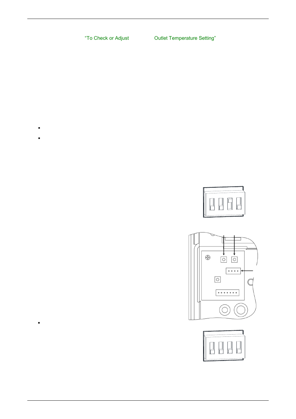 Outlet temperature adjustment | AquaMAX CG20 Series User Manual | Page 54 / 60