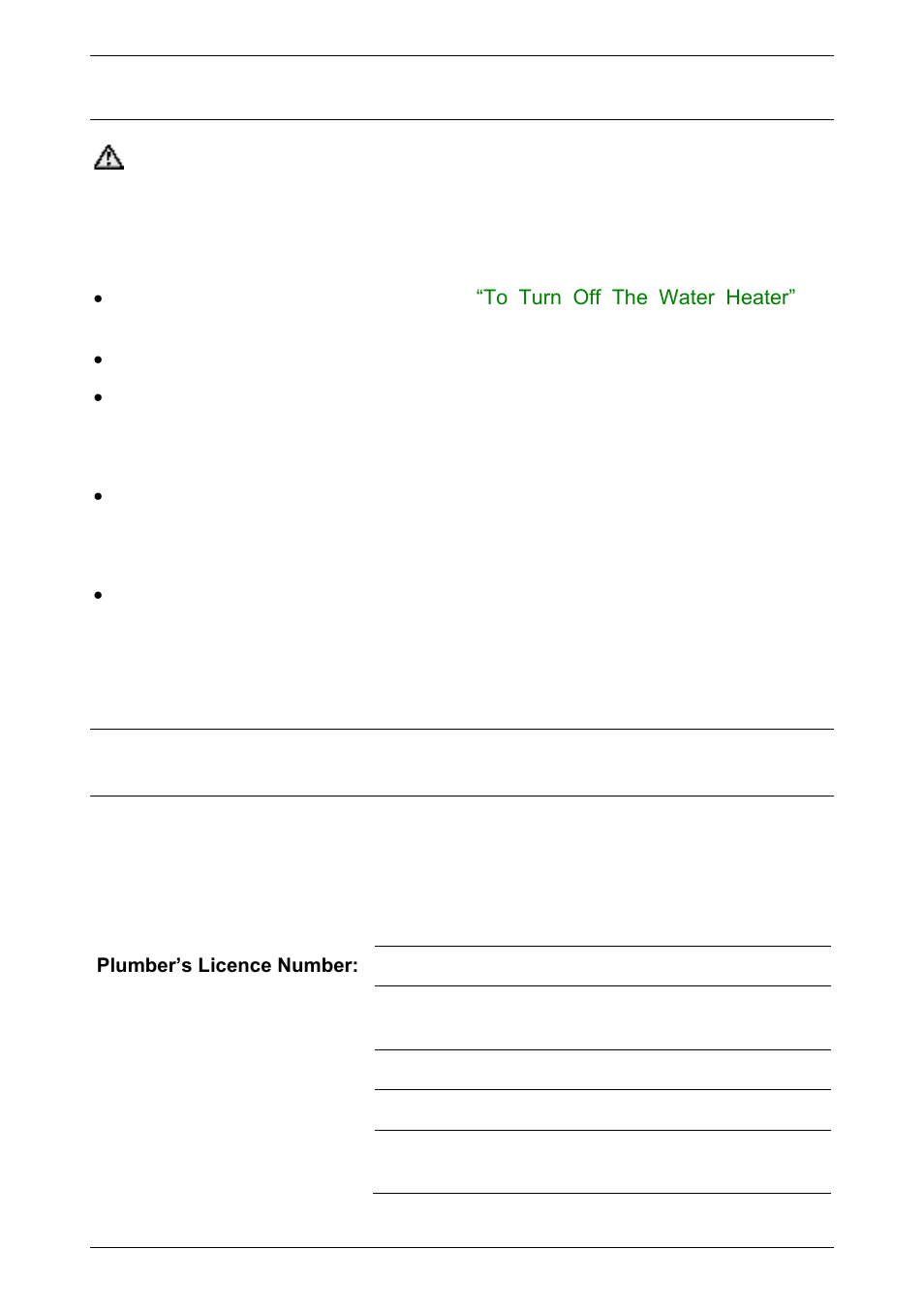 Draining the water heater, Installer information | AquaMAX G135VE User Manual | Page 37 / 40