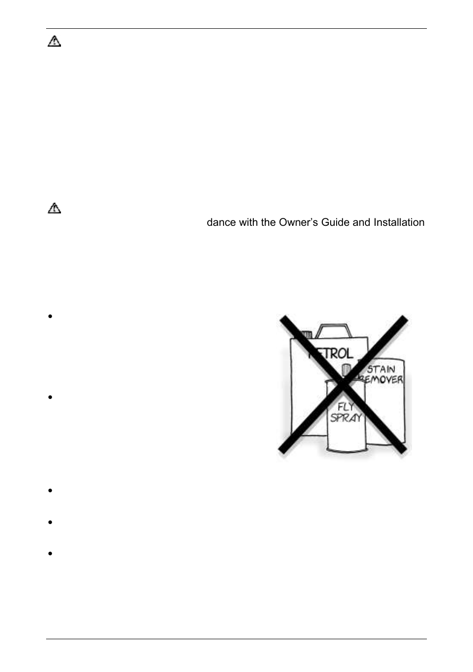 Warning, Safety | AquaMAX G135VE User Manual | Page 6 / 40