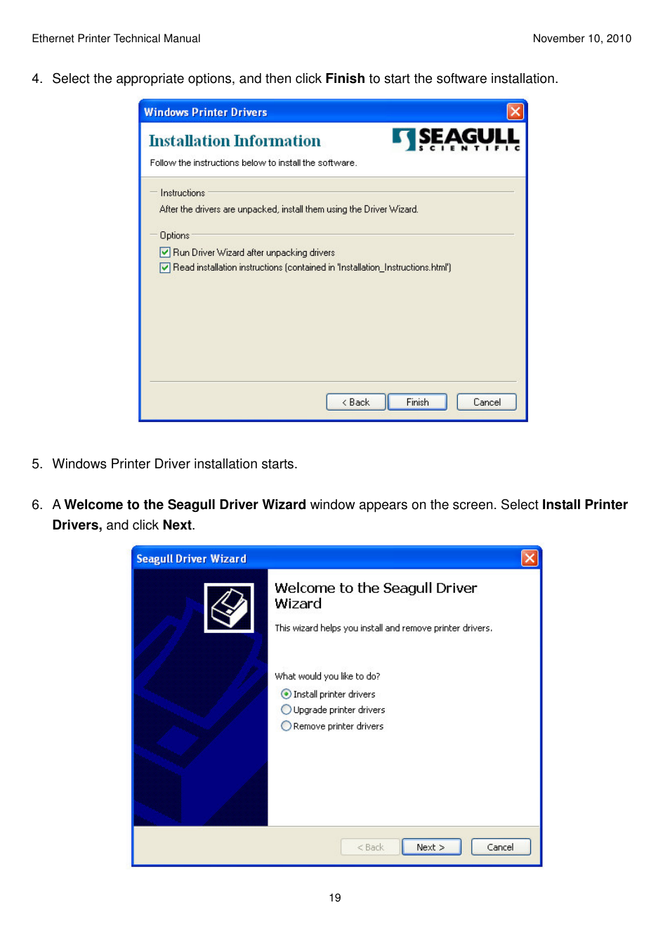 Argox Ethernet printer User Manual | Page 19 / 51