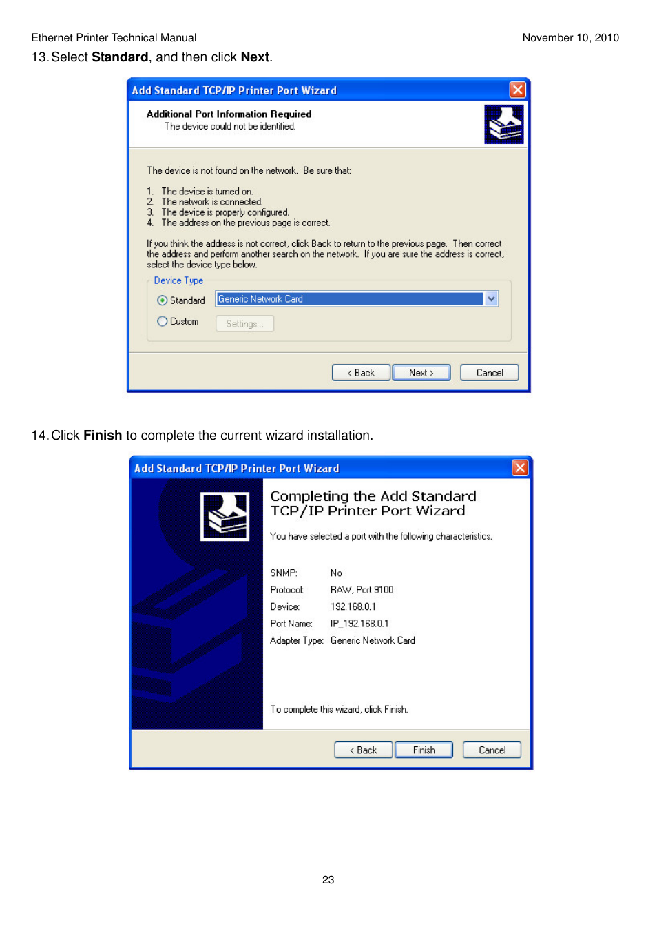 Argox Ethernet printer User Manual | Page 23 / 51