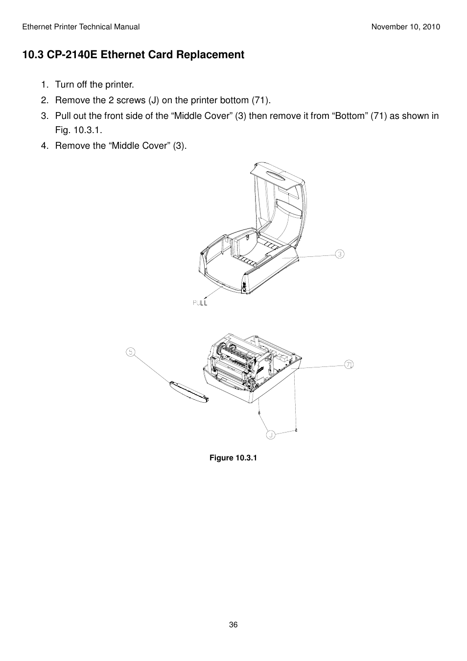 Argox Ethernet printer User Manual | Page 36 / 51