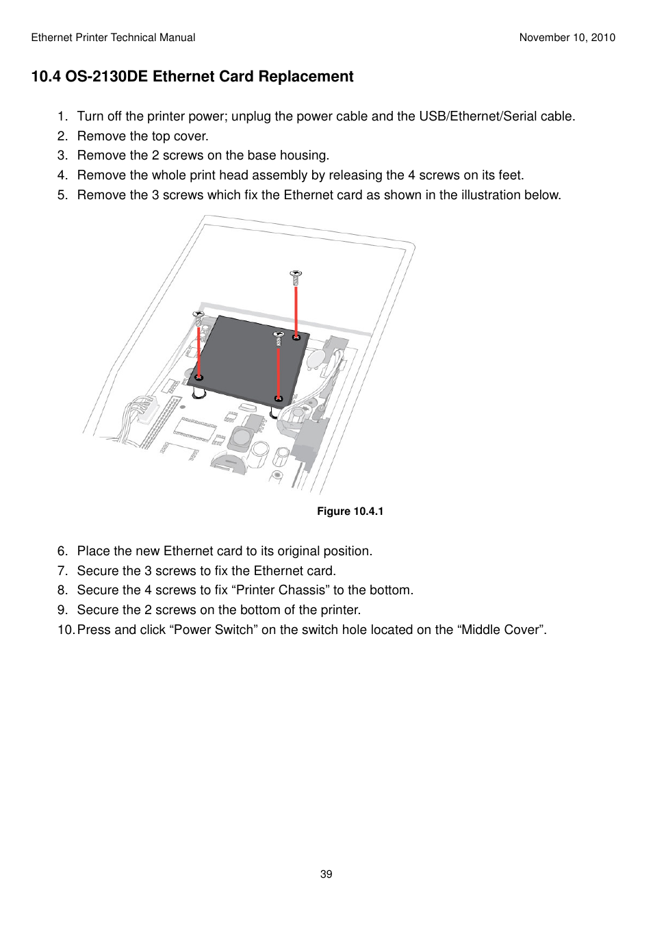 Argox Ethernet printer User Manual | Page 39 / 51