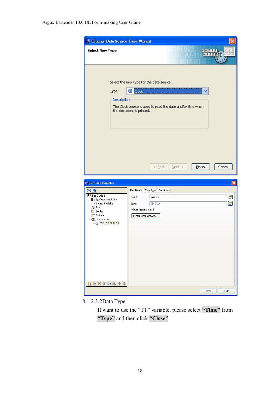 Argox Bartender UL Form-making User Manual | Page 18 / 30