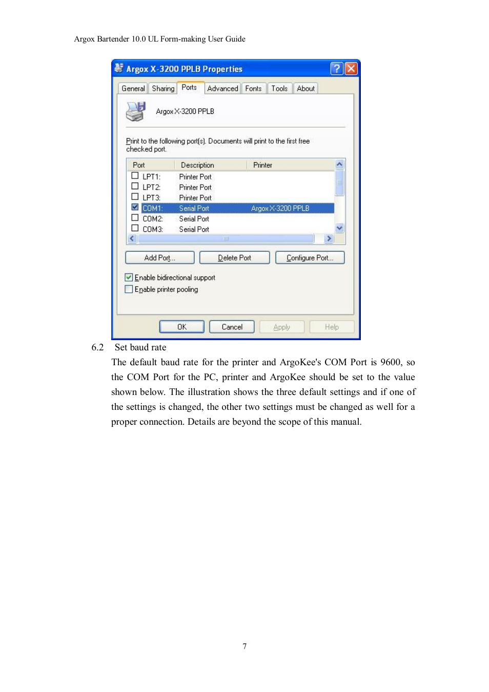 Argox Bartender UL Form-making User Manual | Page 7 / 30