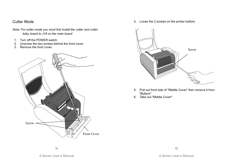 Argox A Series User Manual | Page 16 / 47