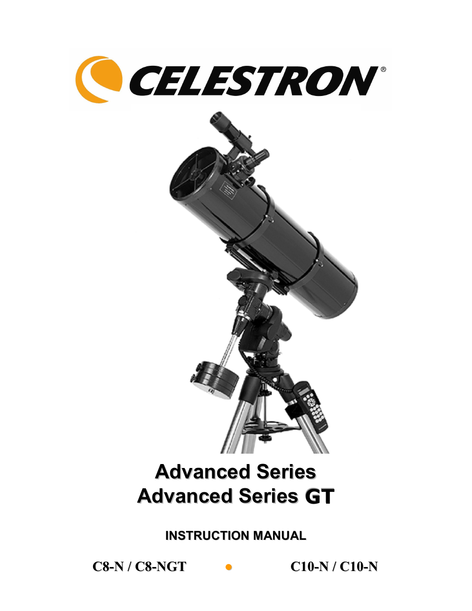 Celestron Advanced Series C8-N User Manual | 71 pages