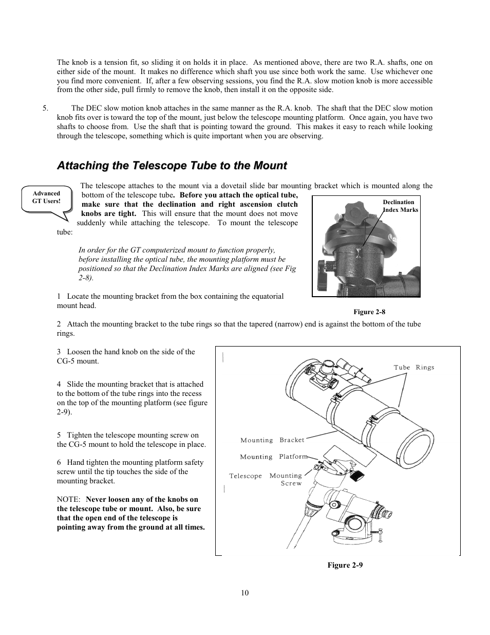 Celestron Advanced Series C8-N User Manual | Page 10 / 71