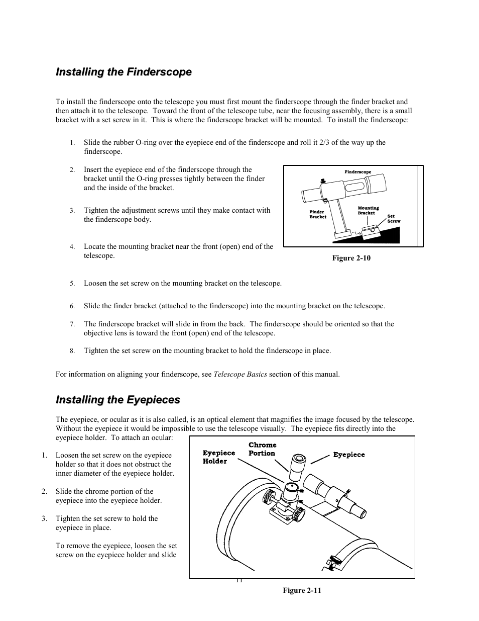Celestron Advanced Series C8-N User Manual | Page 11 / 71