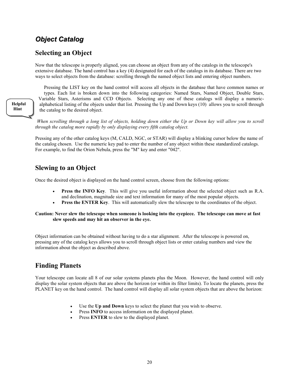 Celestron Advanced Series C8-N User Manual | Page 20 / 71