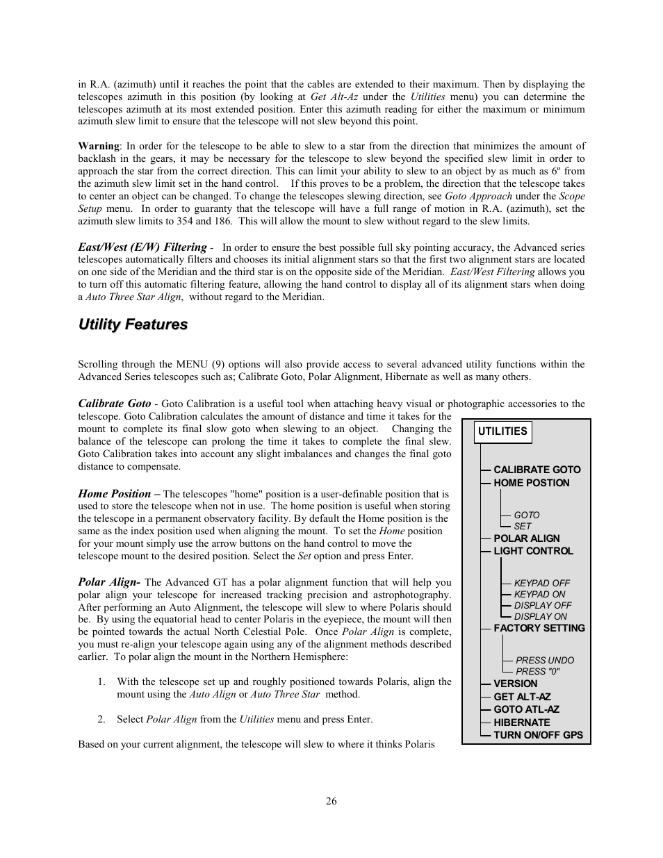 Celestron Advanced Series C8-N User Manual | Page 26 / 71