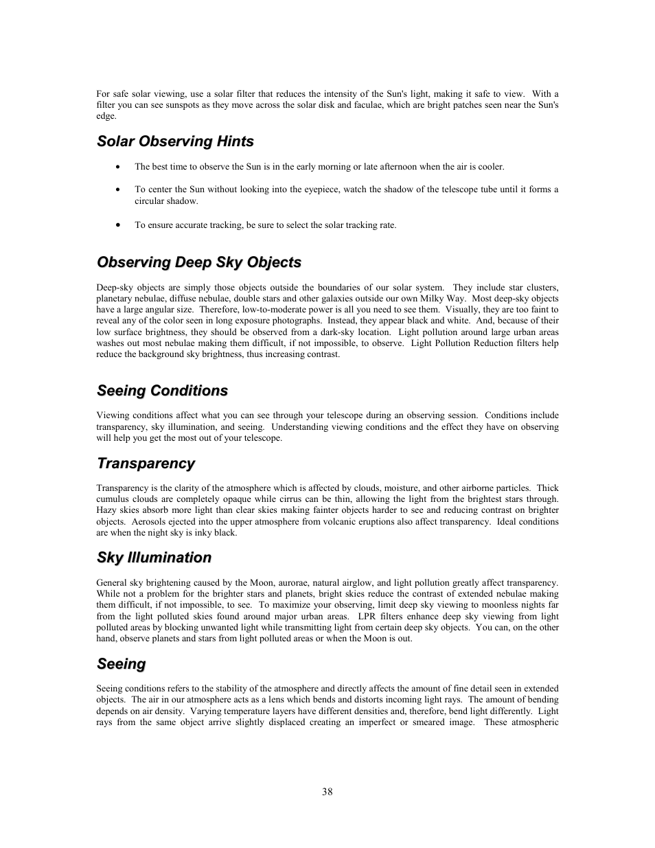 Celestron Advanced Series C8-N User Manual | Page 38 / 71