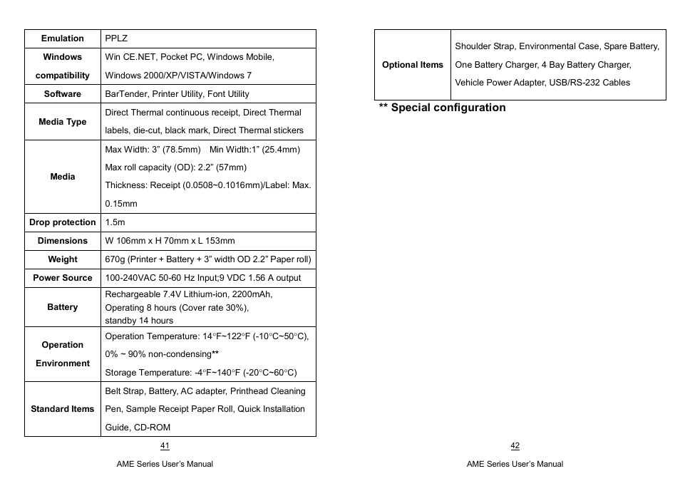 Argox AME-3230 Series User Manual | Page 21 / 23