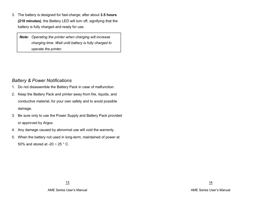 Argox AME-3230 Series User Manual | Page 7 / 23