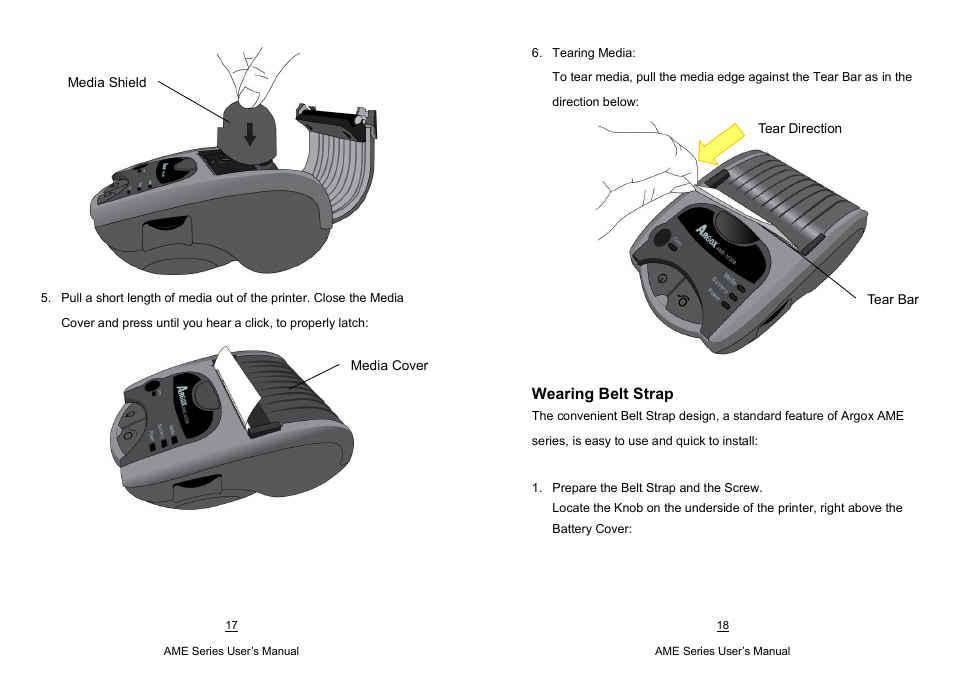 Argox AME-3230 Series User Manual | Page 9 / 23