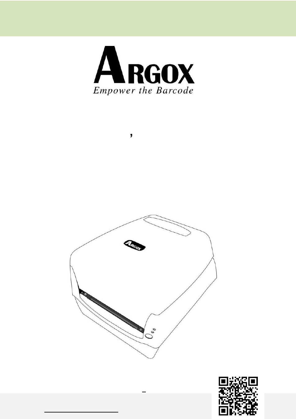 Argox CP Series User Manual | 84 pages