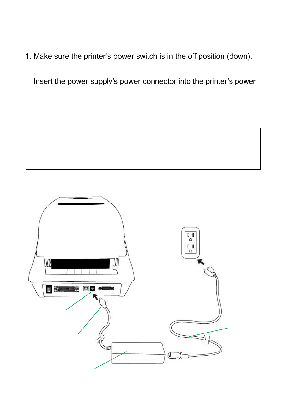Attaching power | Argox CP Series User Manual | Page 13 / 84