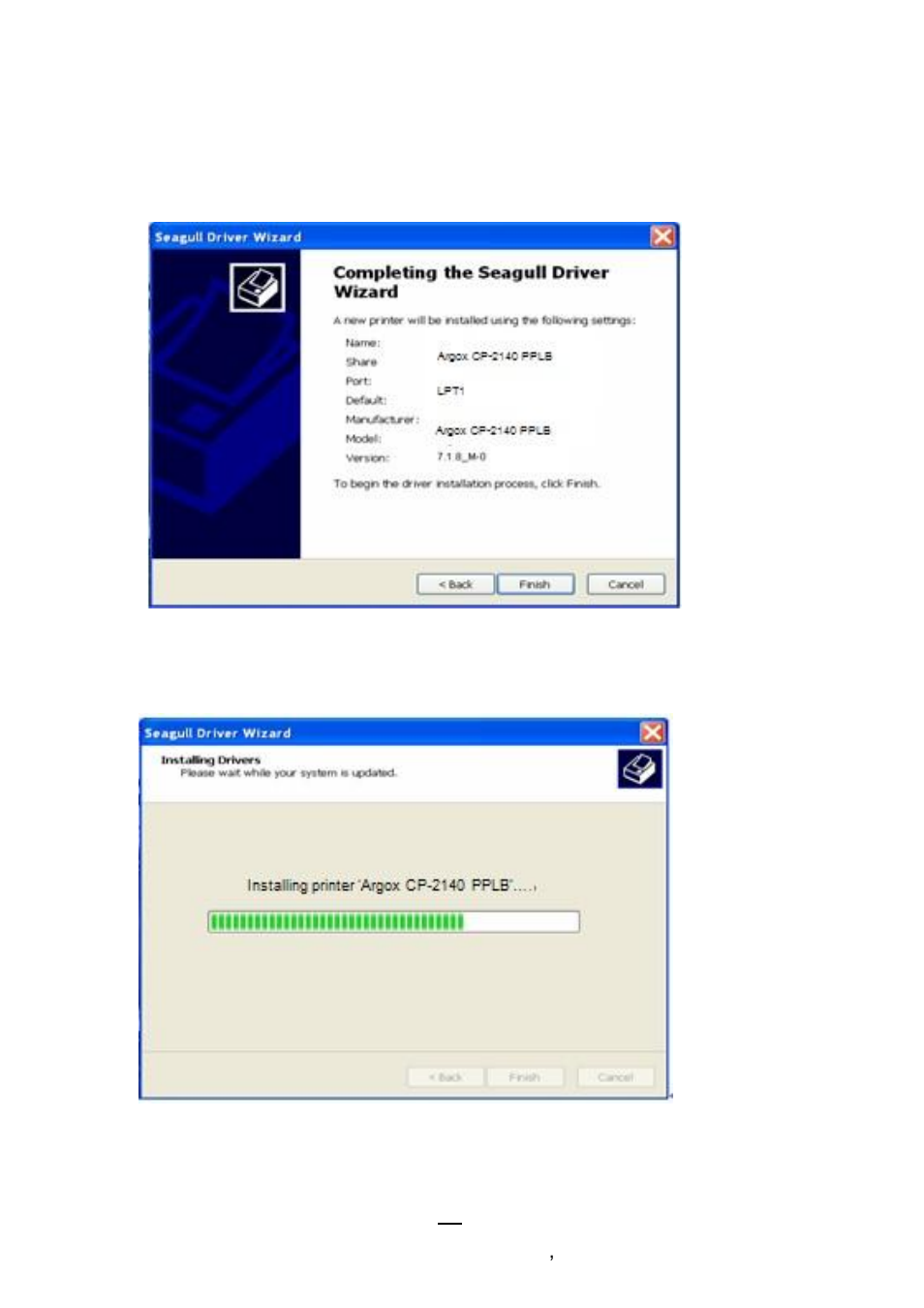 Argox CP Series User Manual | Page 59 / 84