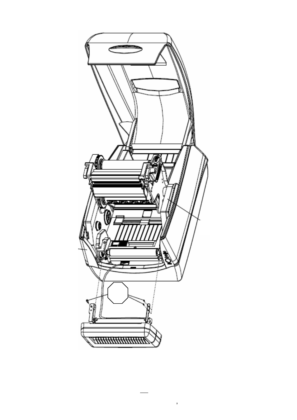 6printer module middle cover | Argox CP Series User Manual | Page 79 / 84