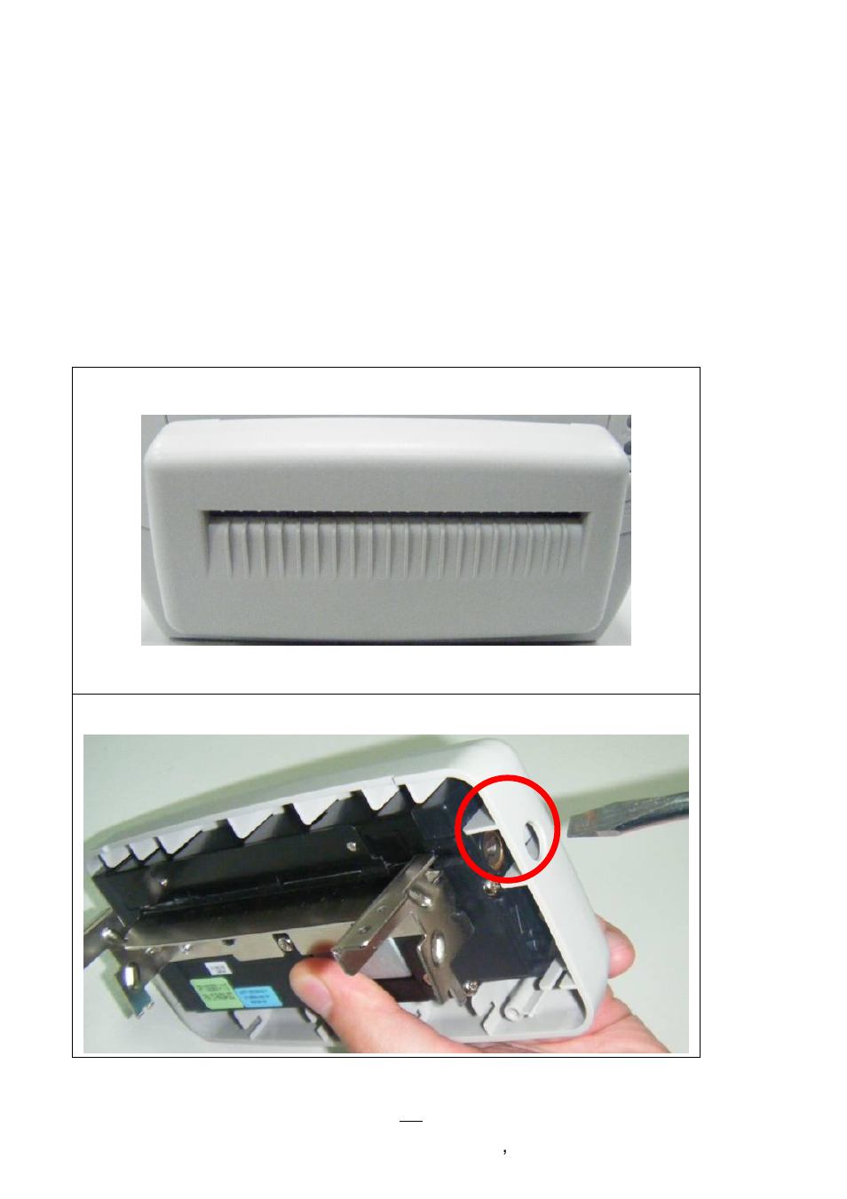 Rotary cutter with paper jam | Argox CP Series User Manual | Page 83 / 84