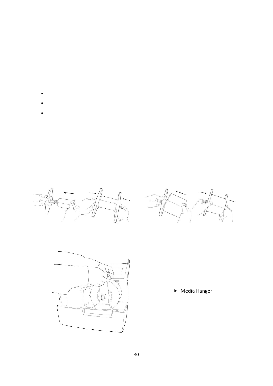 Oading, Edia, Standard mode | Loading media | Argox F1 User Manual | Page 40 / 81