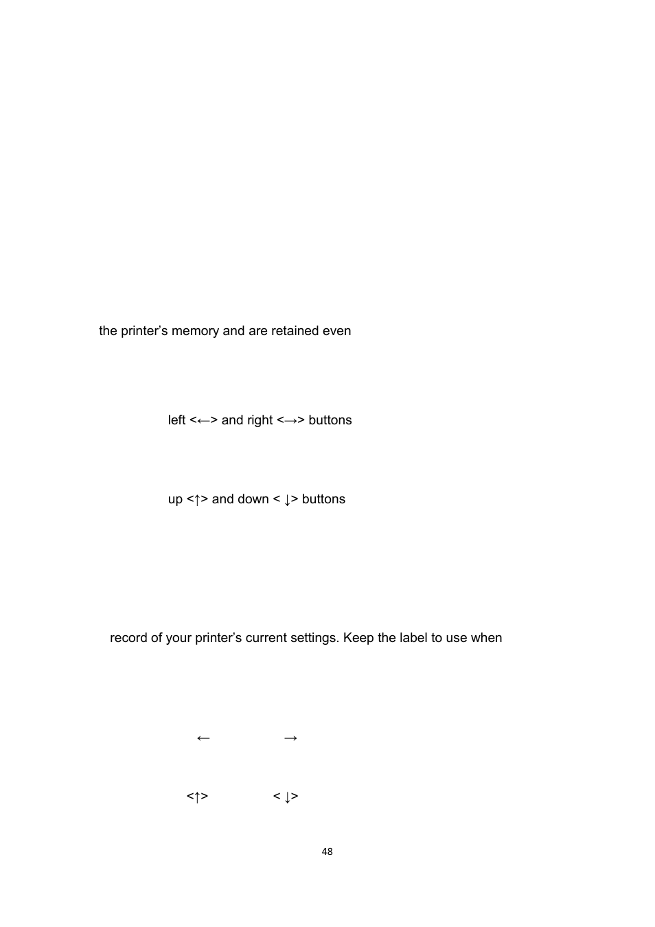 Configuration, Erforming, Alibration | Rinting a, Onfiguration, Abel | Argox F1 User Manual | Page 48 / 81