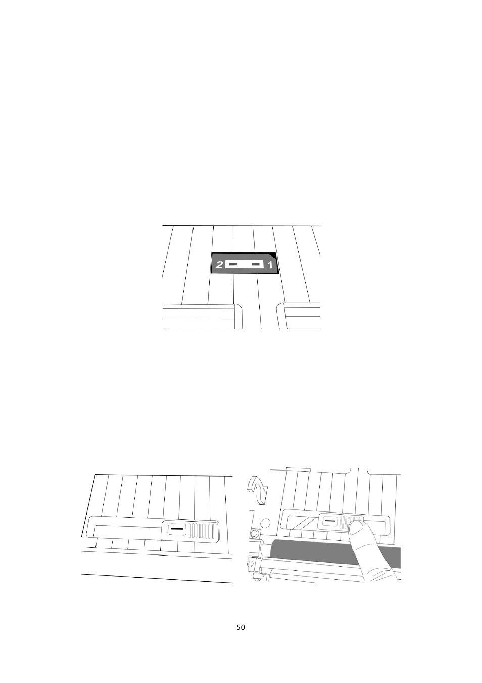 Elect or, Djust the, Edia | Ensor, Select the see-through sensor, Adjust the reflective sensor | Argox F1 User Manual | Page 50 / 81