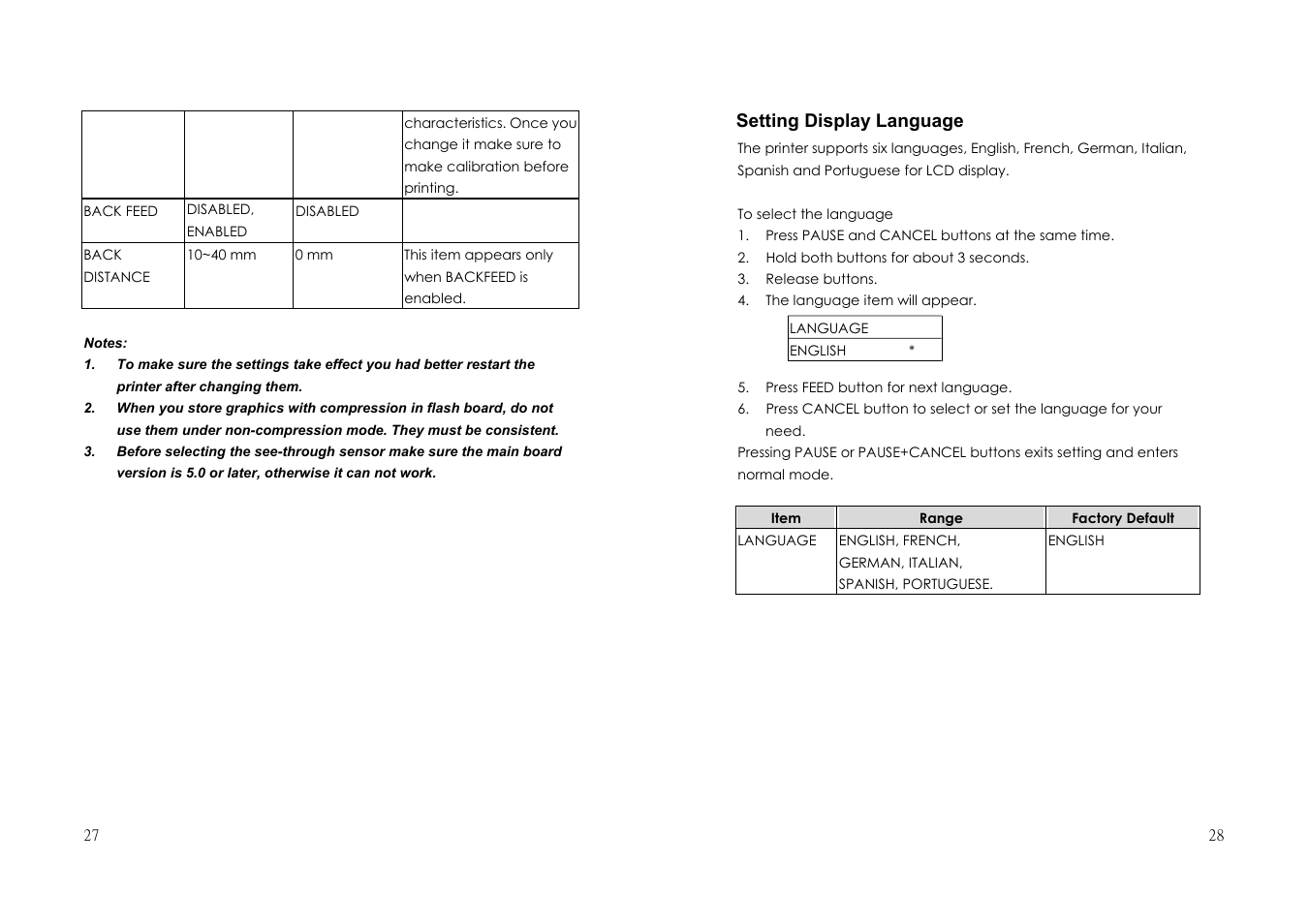 Argox G-6000 User Manual | Page 14 / 36